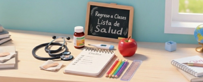 Lista de salud para el regreso a clases: ¡no te olvides de nada!